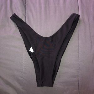 AERIE HIGH LEG CHEEKIEST BIKINI BOTTOM